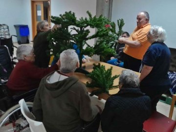 Atividade de Natal com a Escola de Cães-guia para Cegos