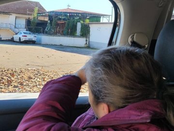 De carrinha, fomos visitar alguns Presépios no Concelho de Mortágua.