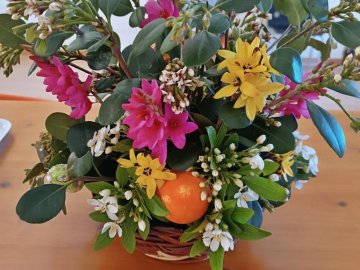 Nos preparativos para a Páscoa...