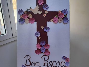 Nos preparativos para a Páscoa...