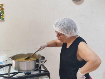 Preparativos para a Feira do Pão 