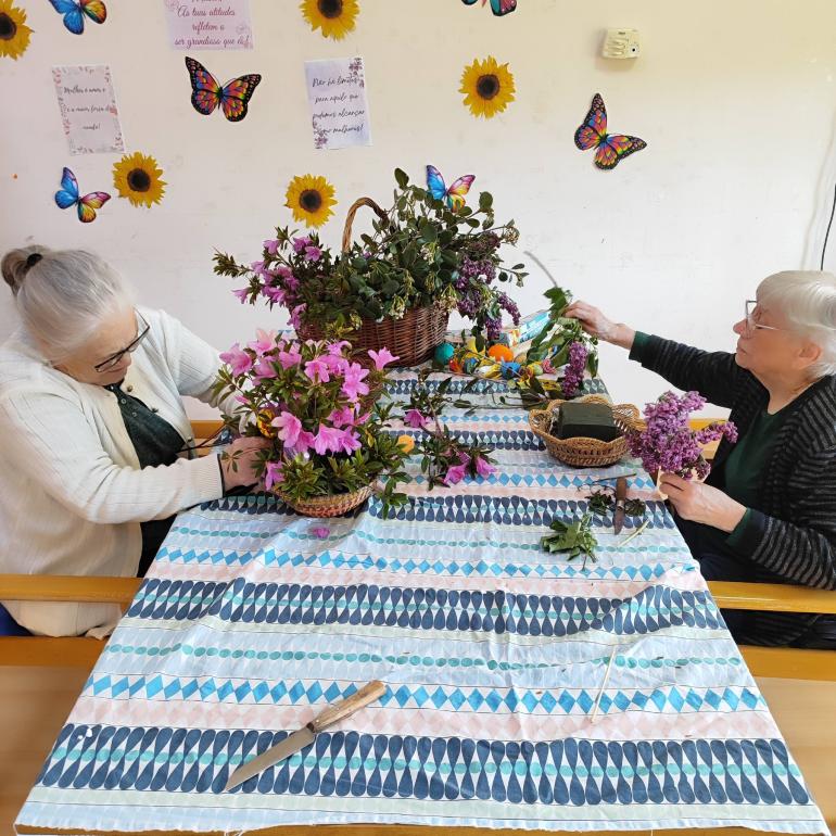 Nos preparativos para a Páscoa...